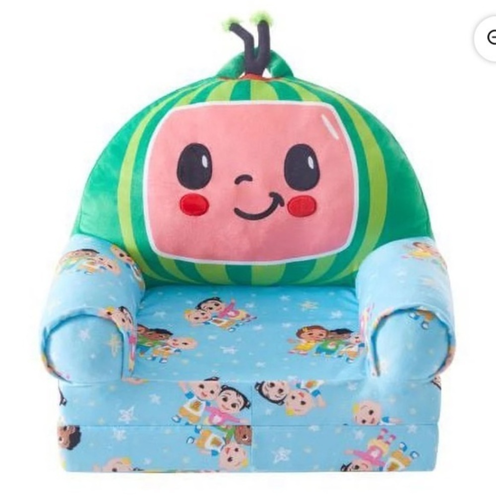 Cocomelon Kids Cartoon Character Armchair Foldout Chair